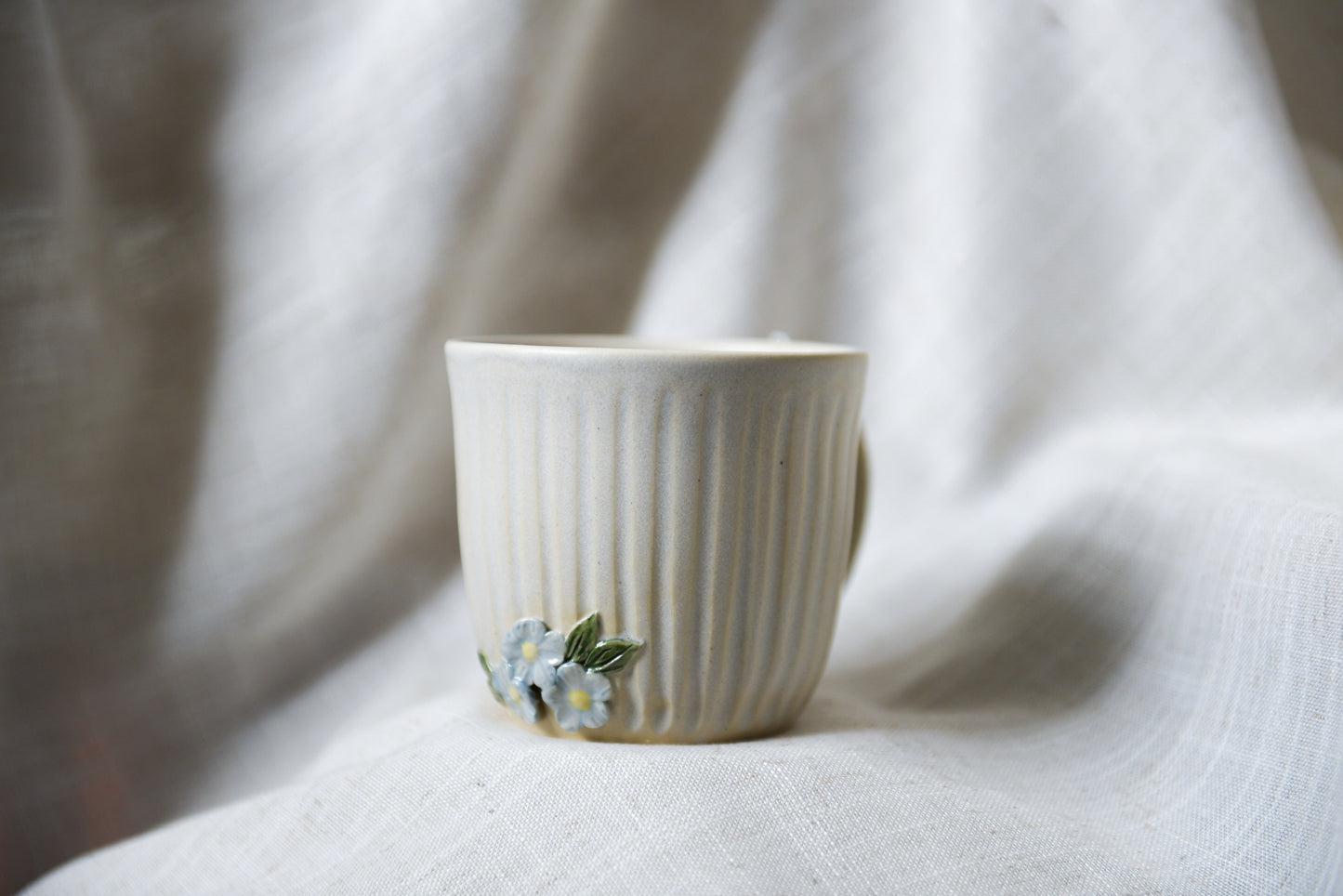 Flower Mug - Blue