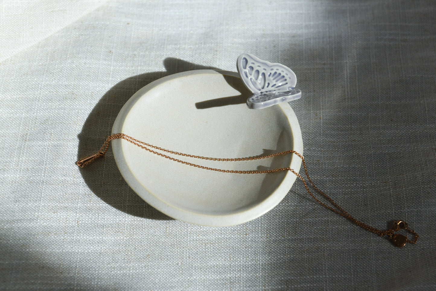 Butterfly ring dish - lavender