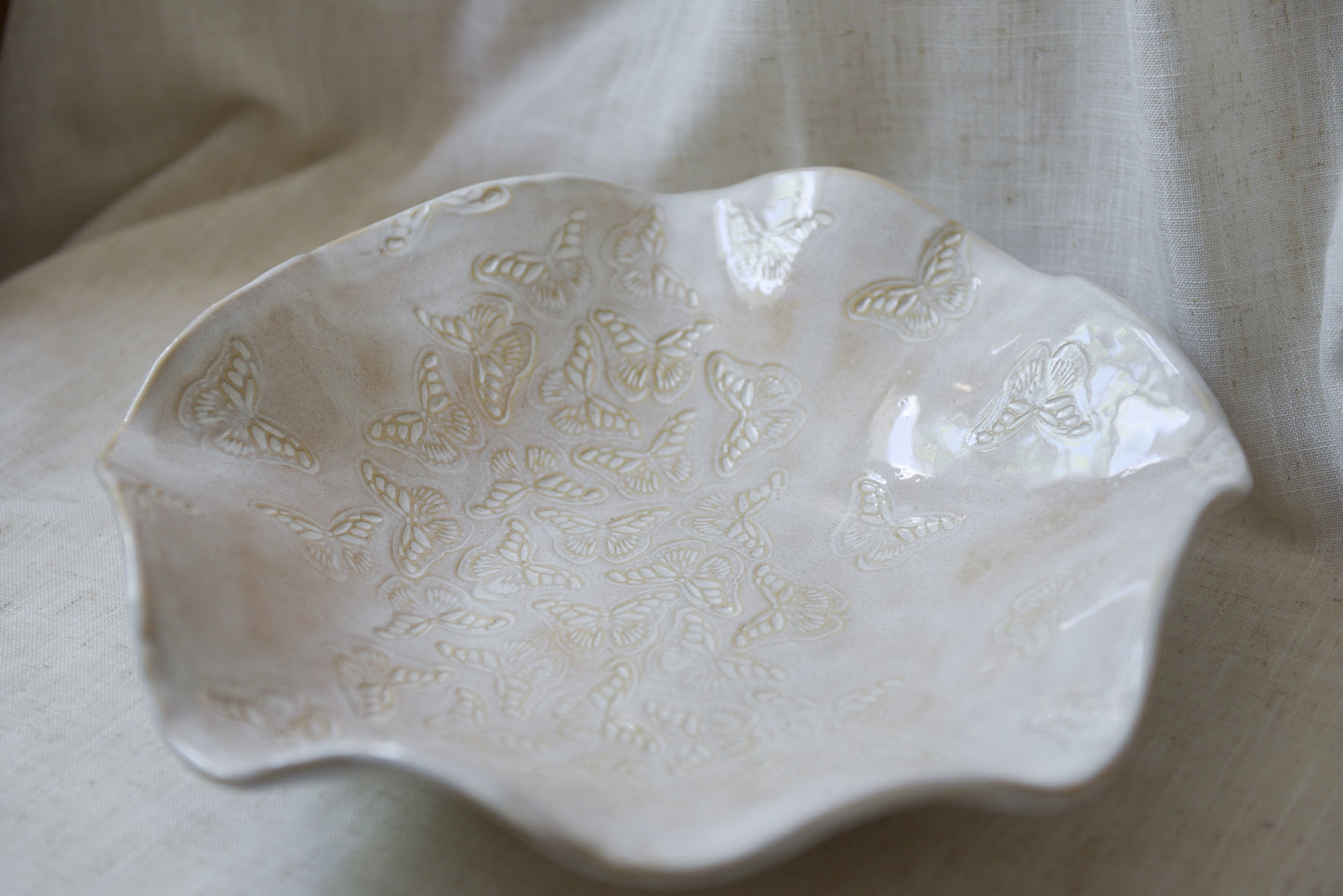 Large butterfly bowl
