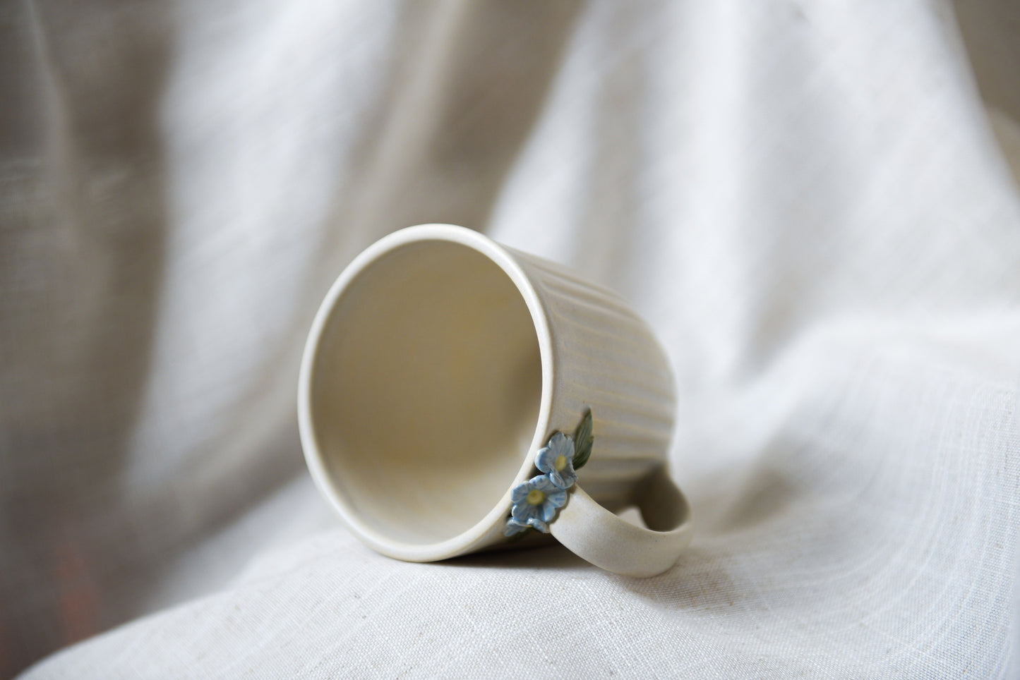 Flower Mug - Blue