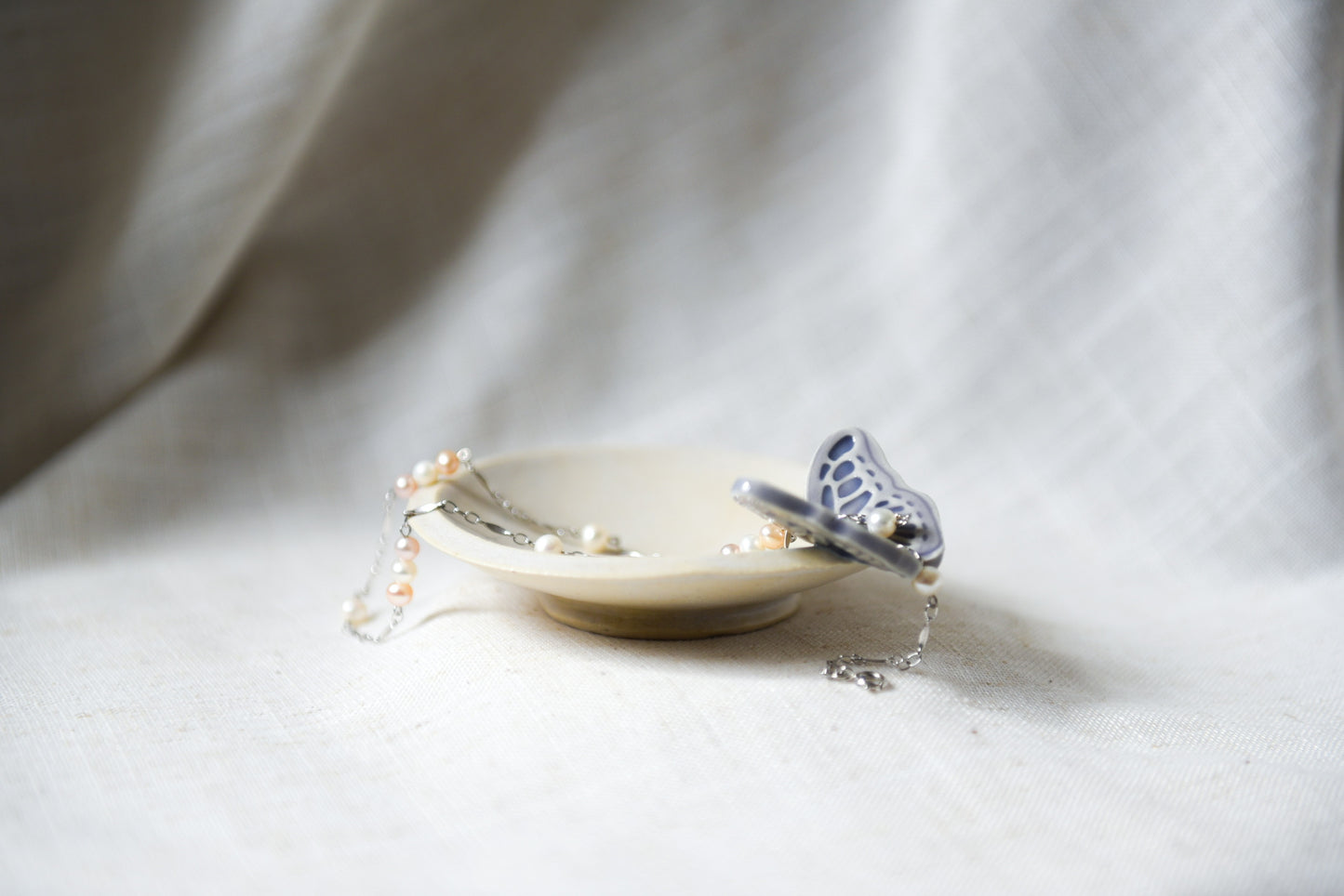 Butterfly ring dish - lavender