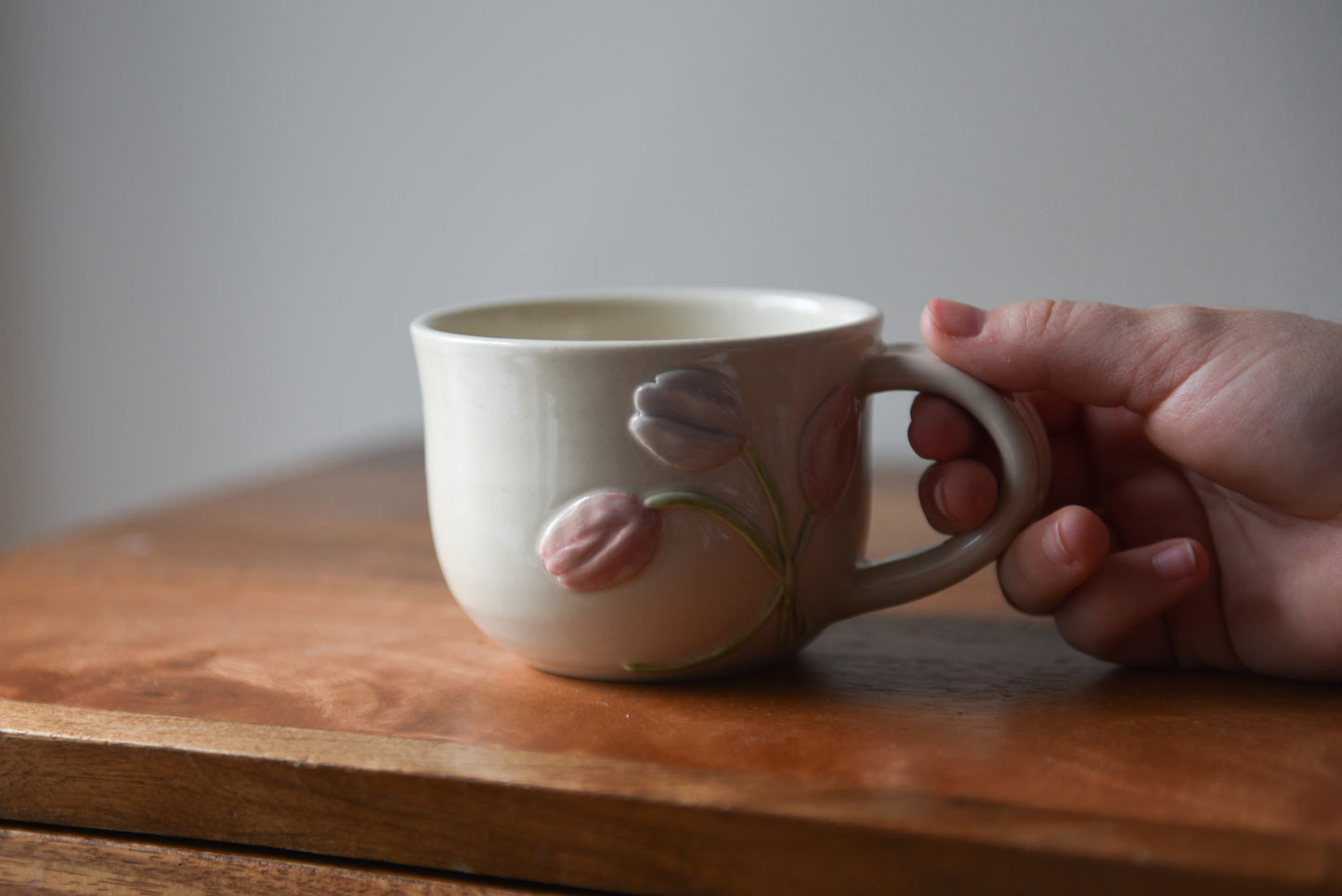 Tulip latte mug