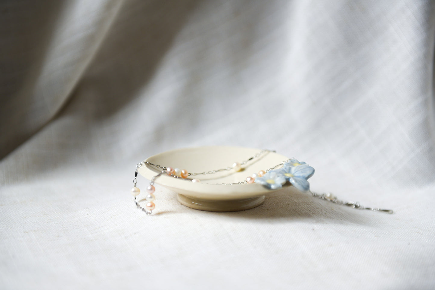 Forget Me Not ring dish