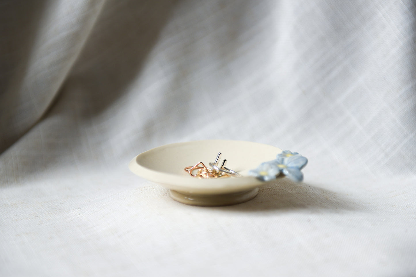 Forget Me Not ring dish