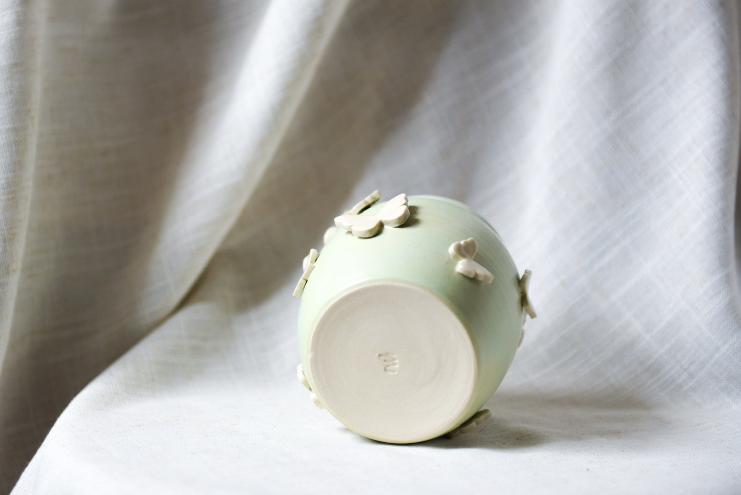 Small green vase