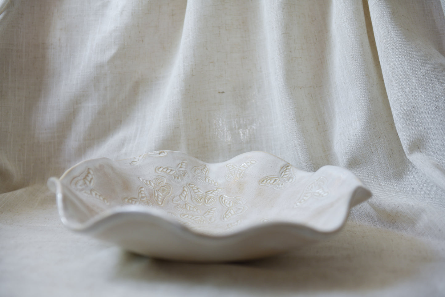 Large butterfly bowl