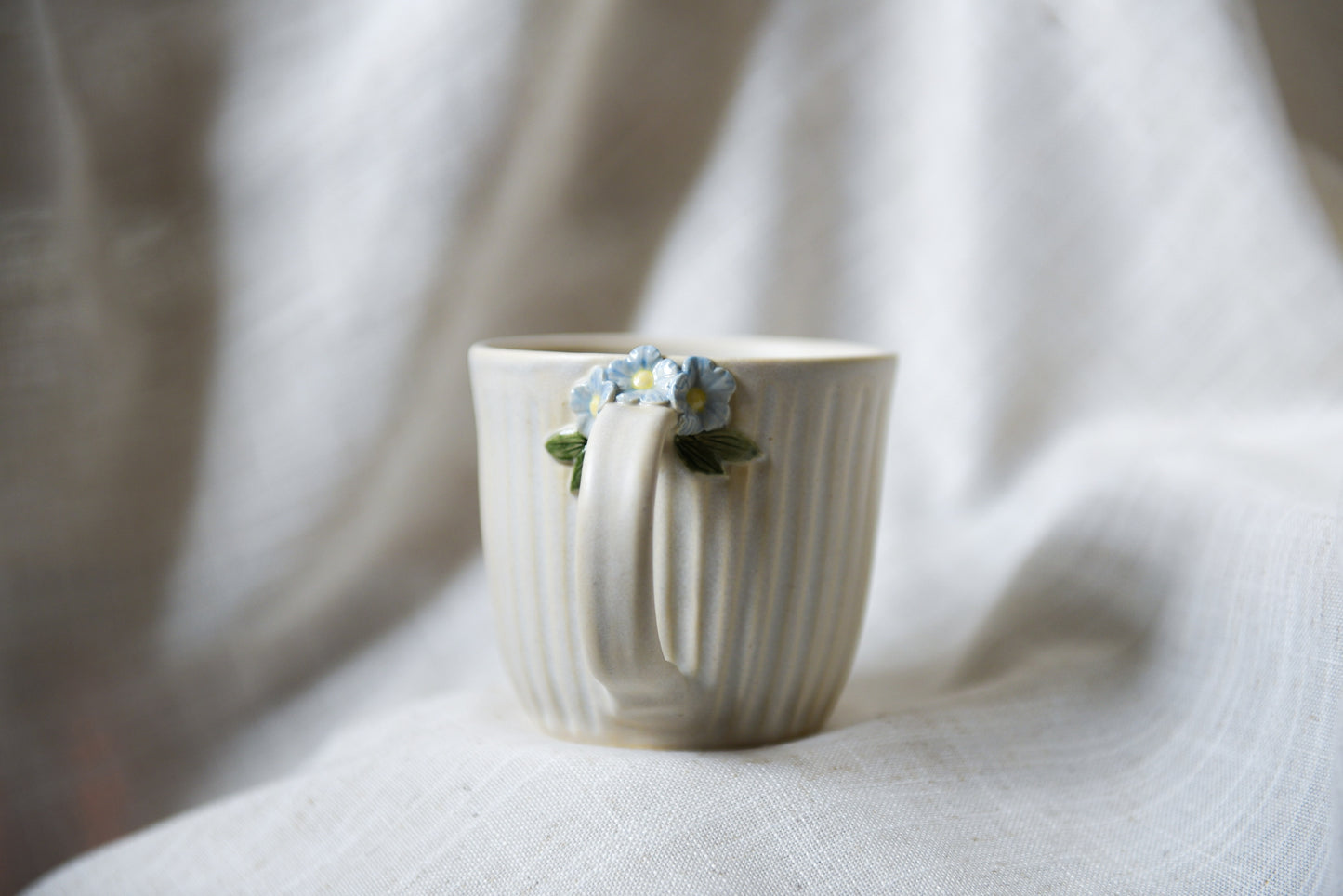 Flower Mug - Blue