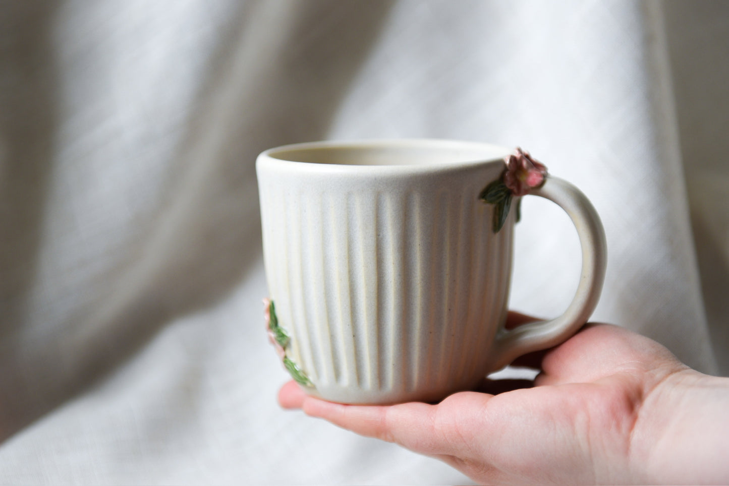 Flower Mug - Pink