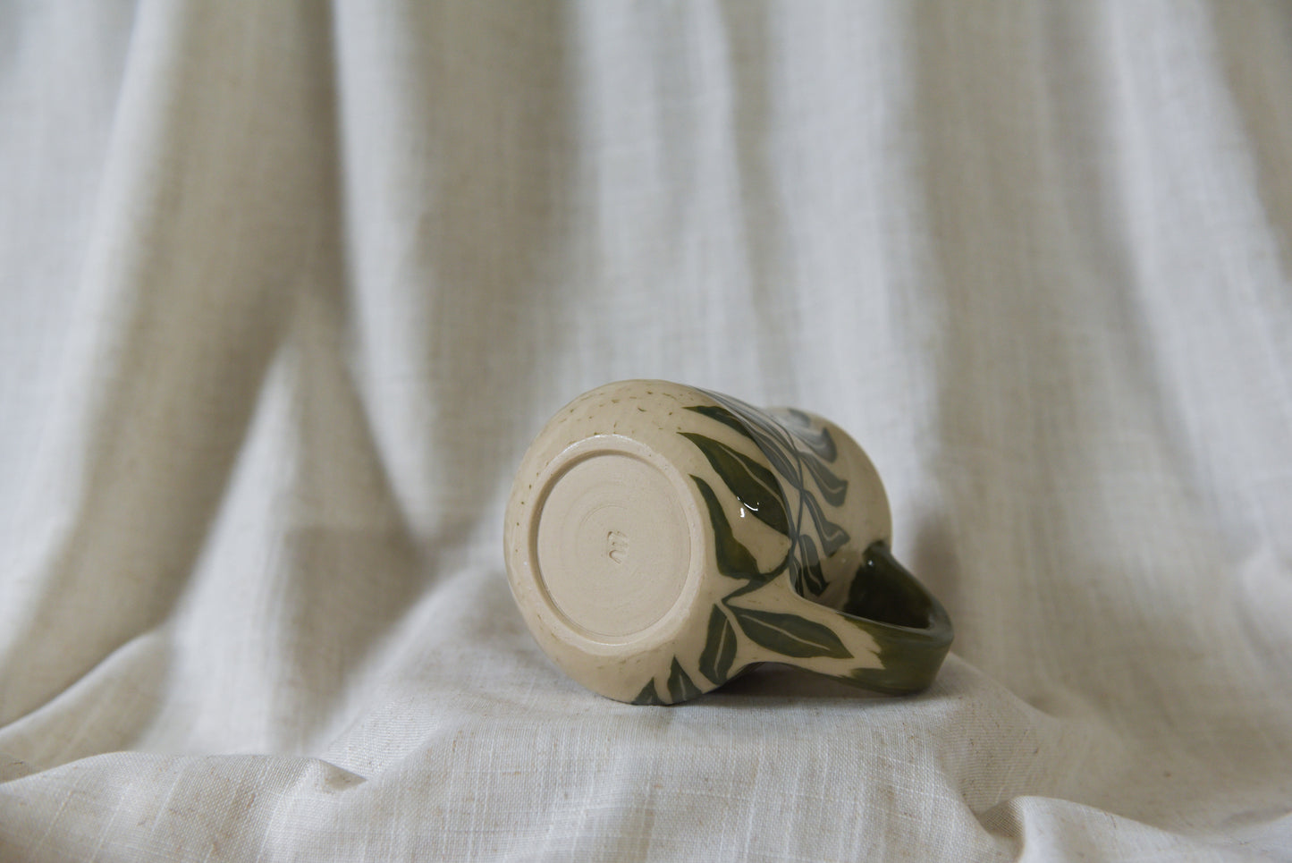 Large Green Vine Mug