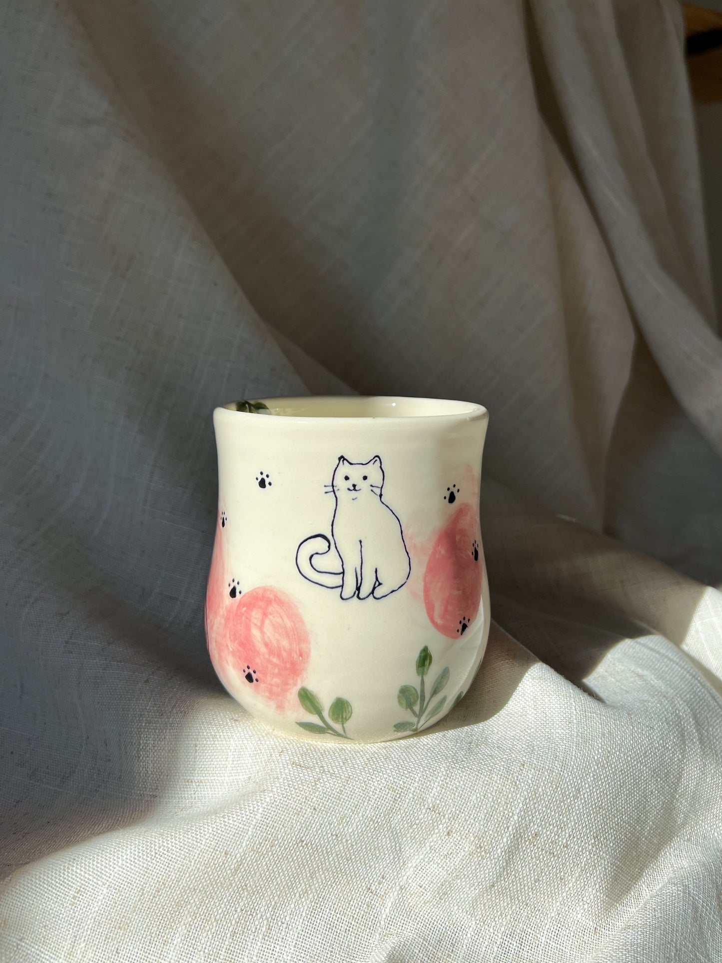 Kitty Mug - Pink