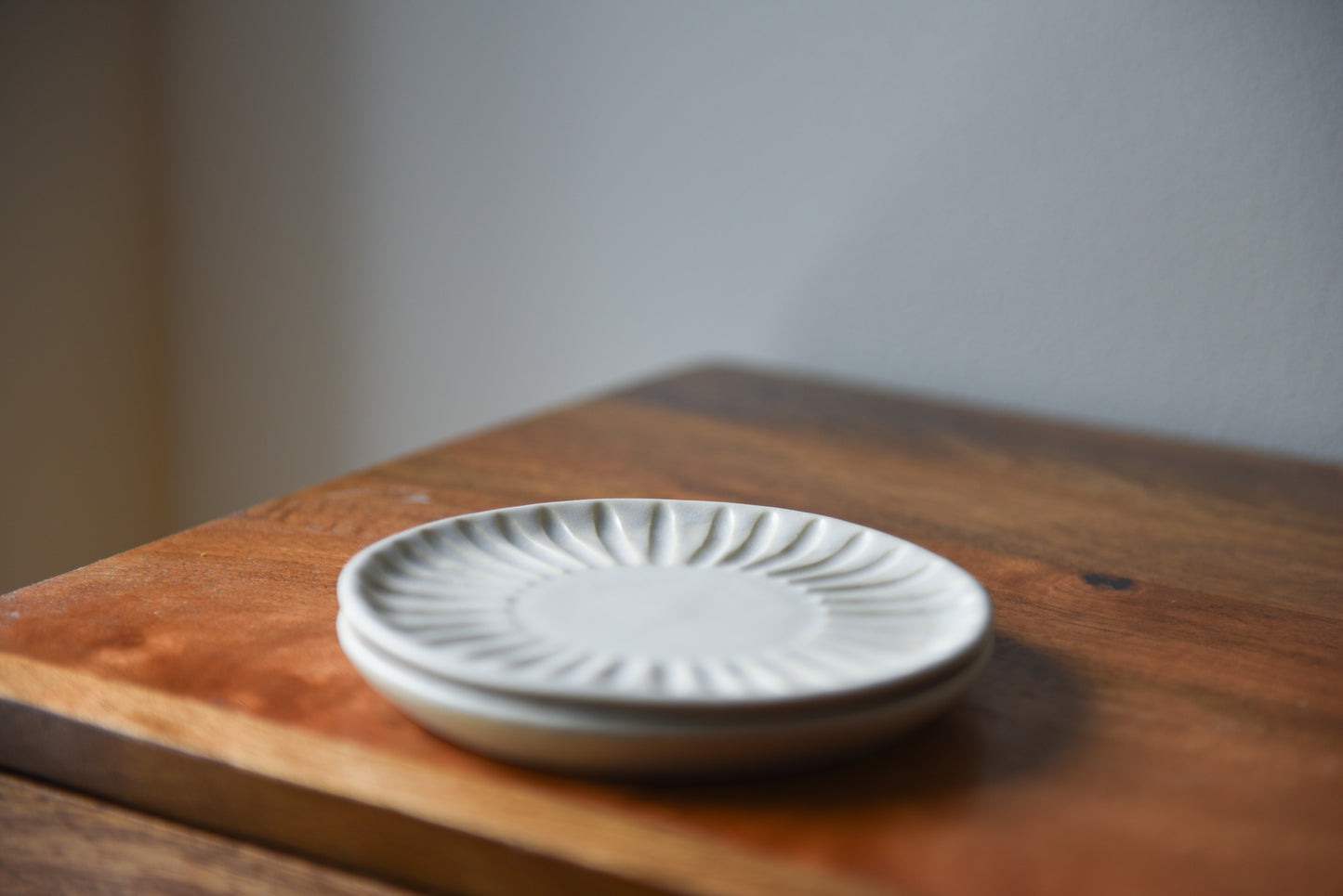 Carved plate - stone