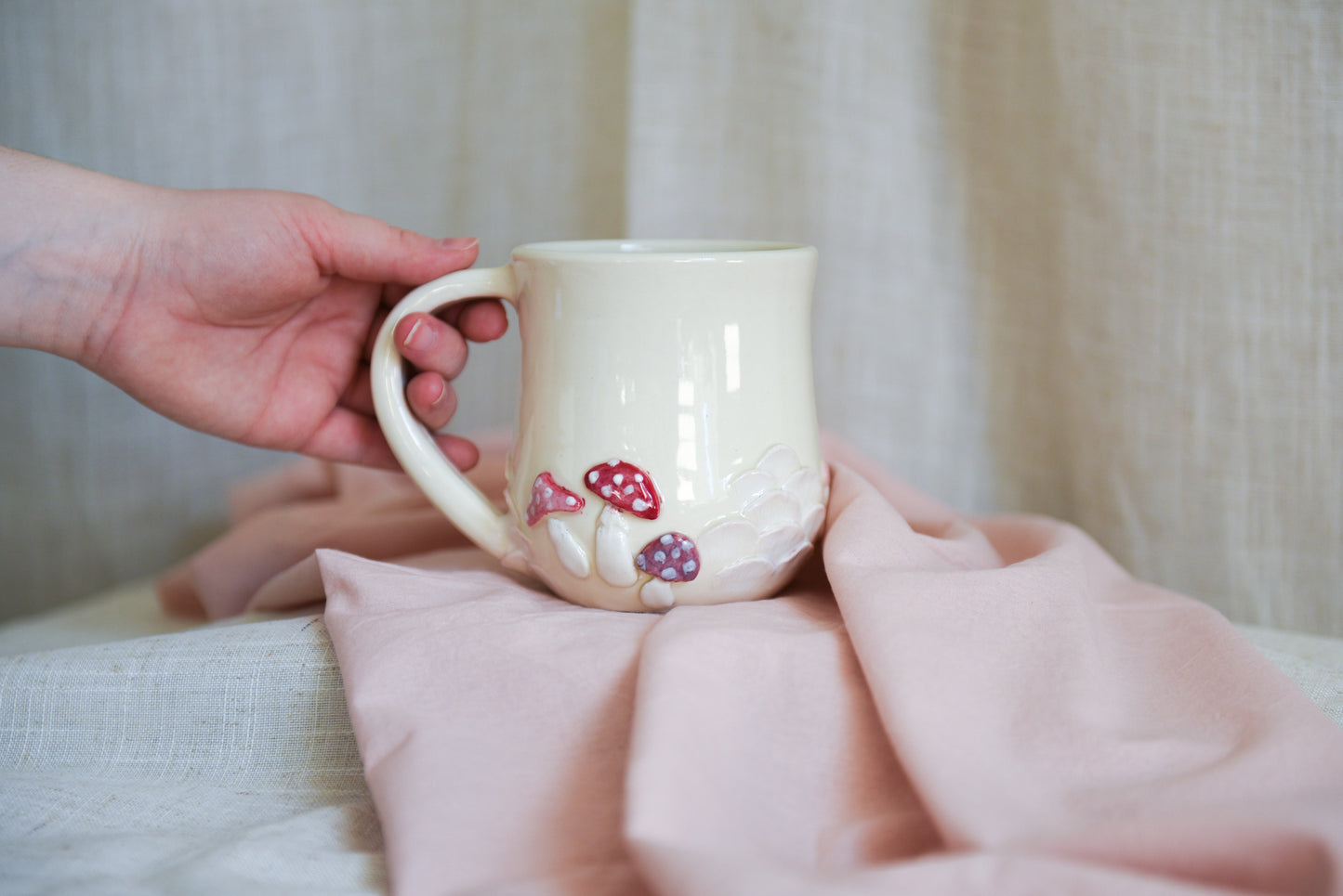 Spring Mushroom Mug