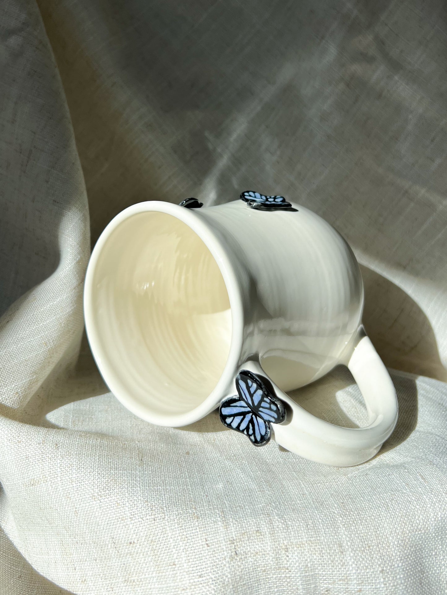 Blue Butterflies Mug