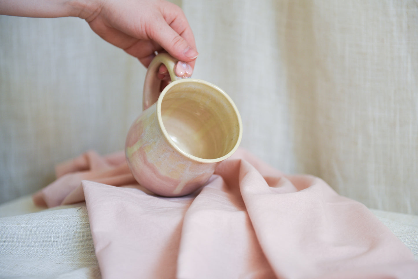 Pink Heart Mug