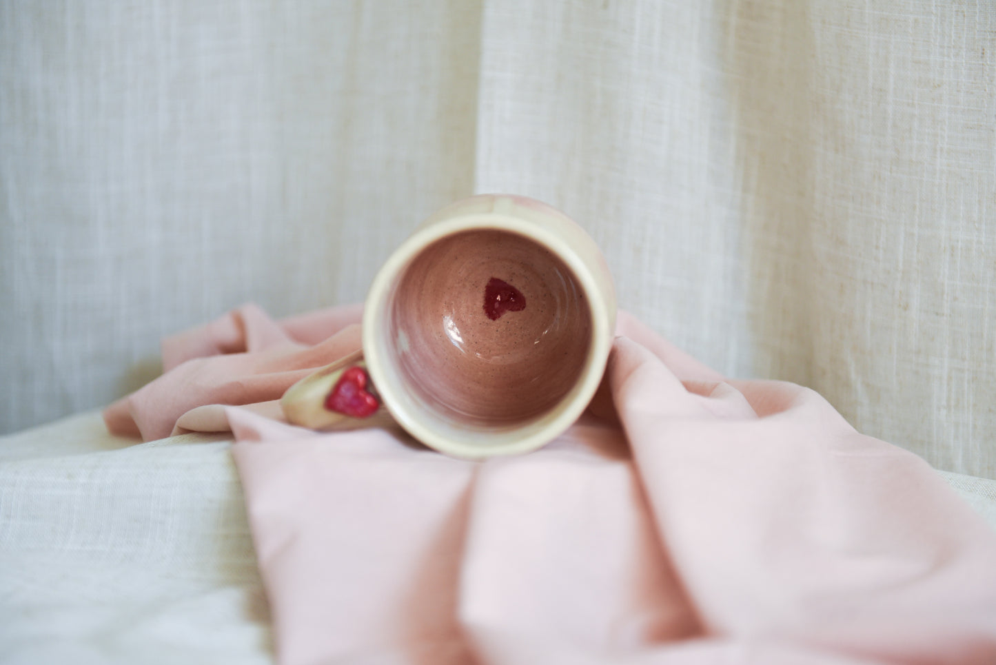 Red Heart Mug