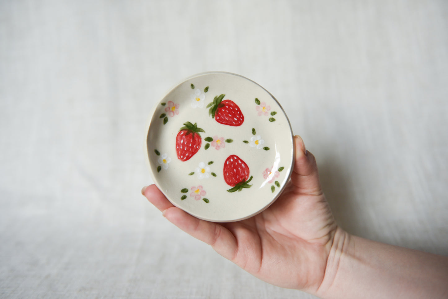 Strawberries Ring Dish