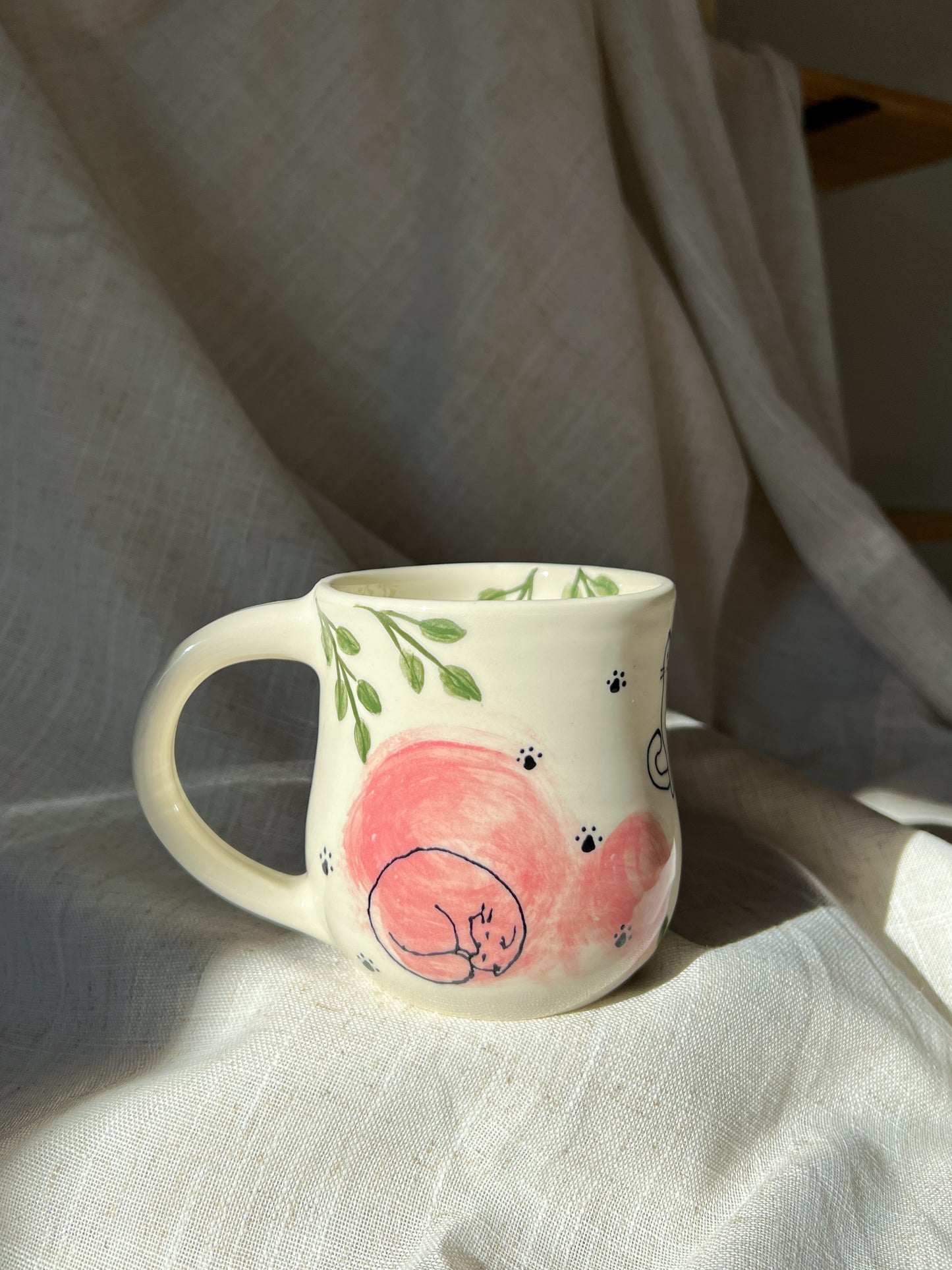 Kitty Mug - Pink