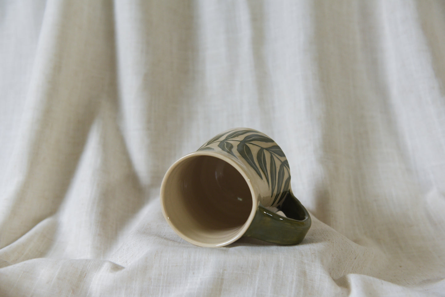 Large Green Vine Mug