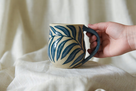 Blue Vine Mug