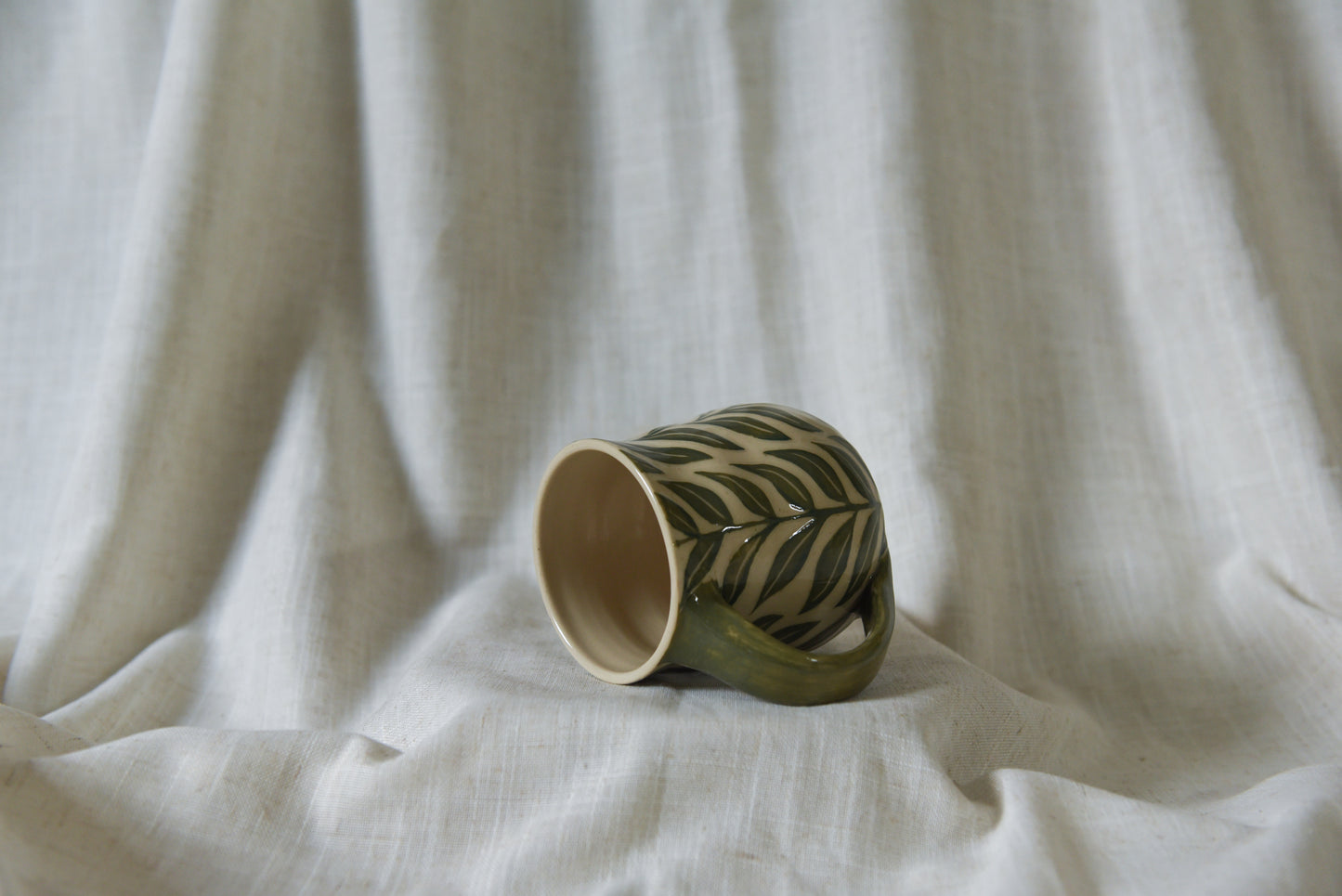 Green Leaves Mug