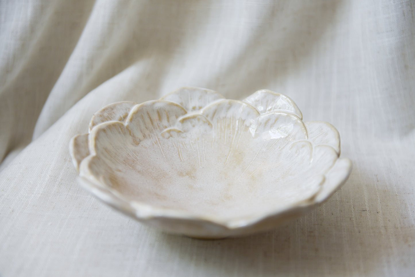 White petal bowl
