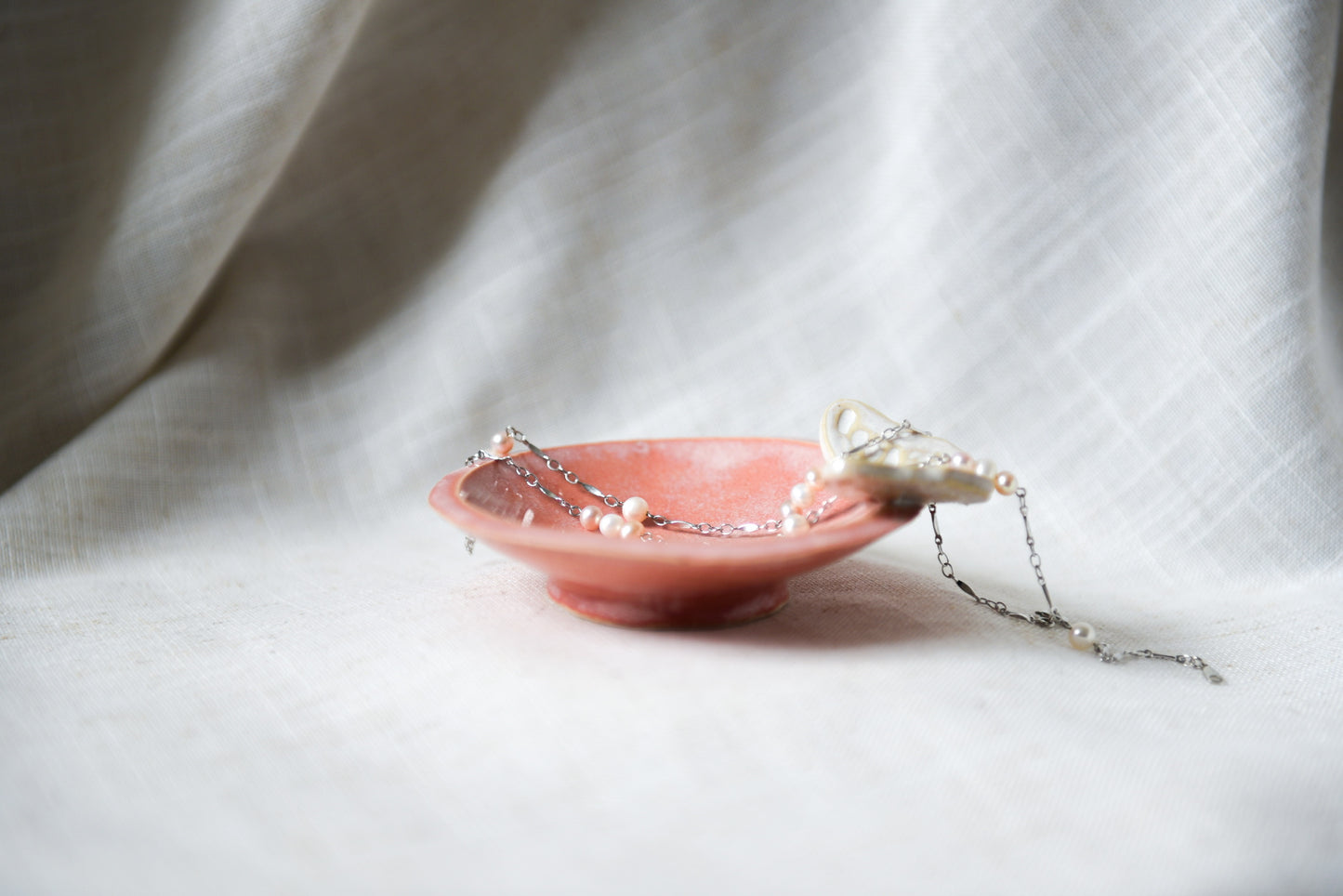 Butterfly ring dish - pink