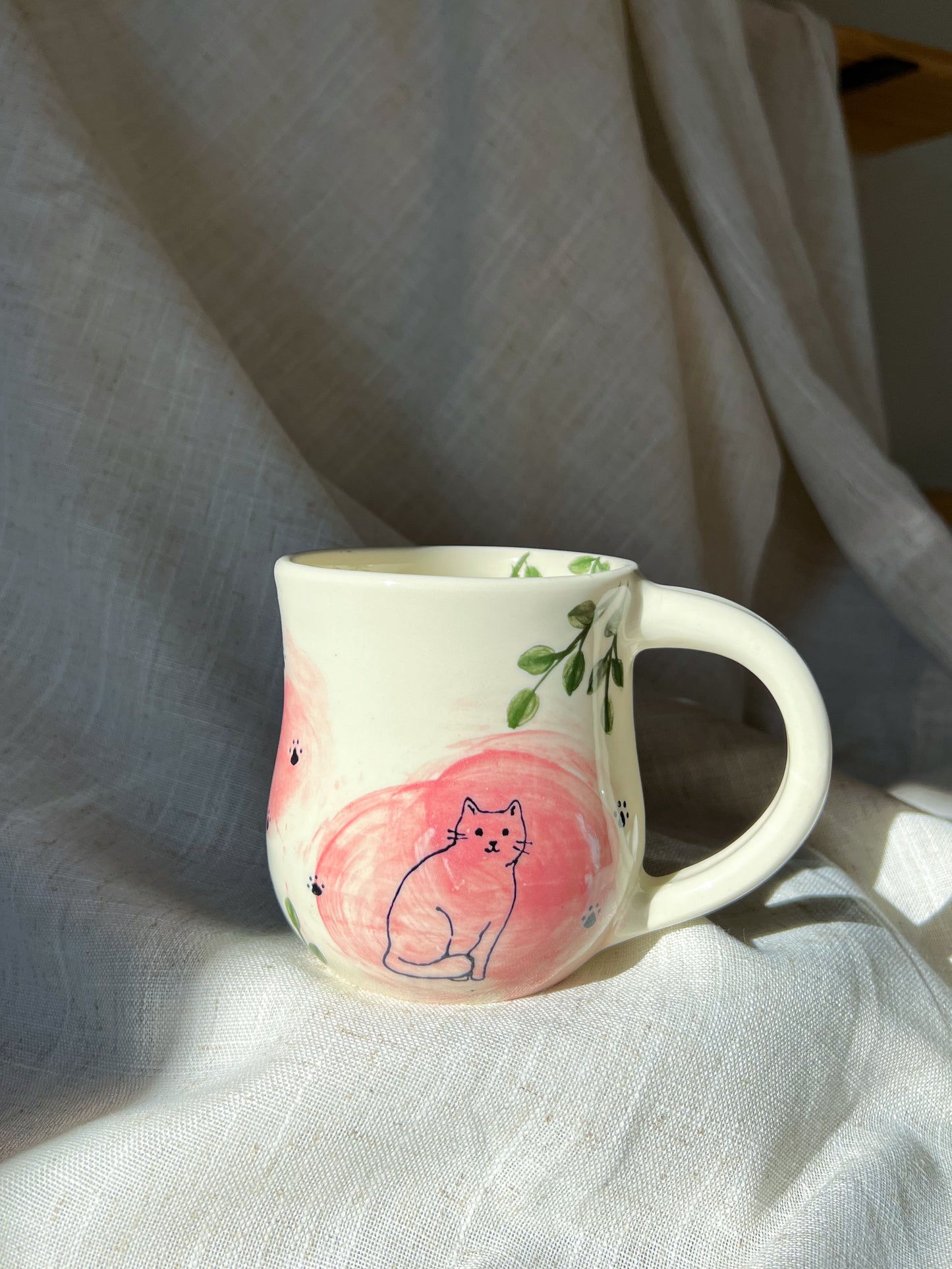 Kitty Mug - Pink