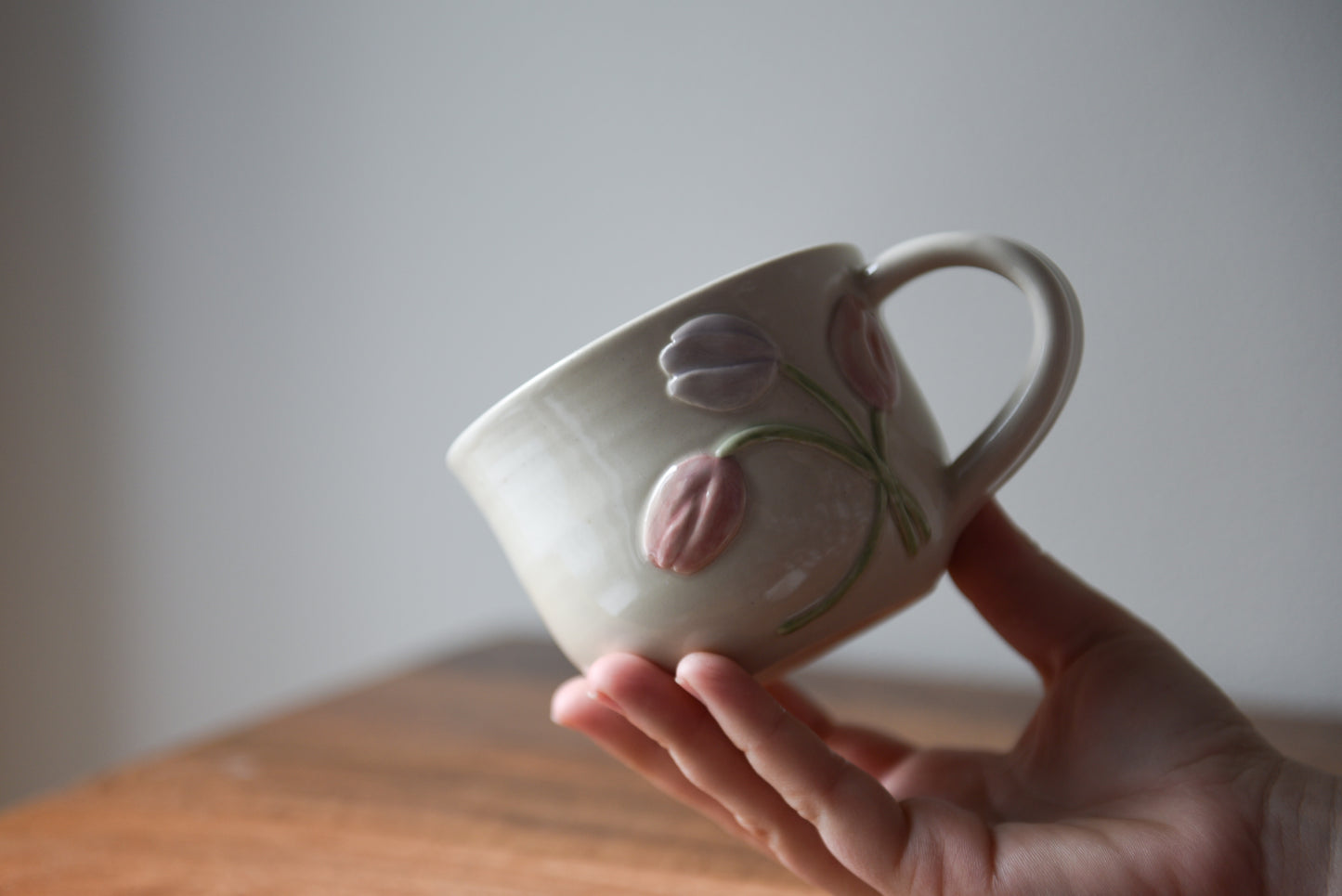 Tulip latte mug