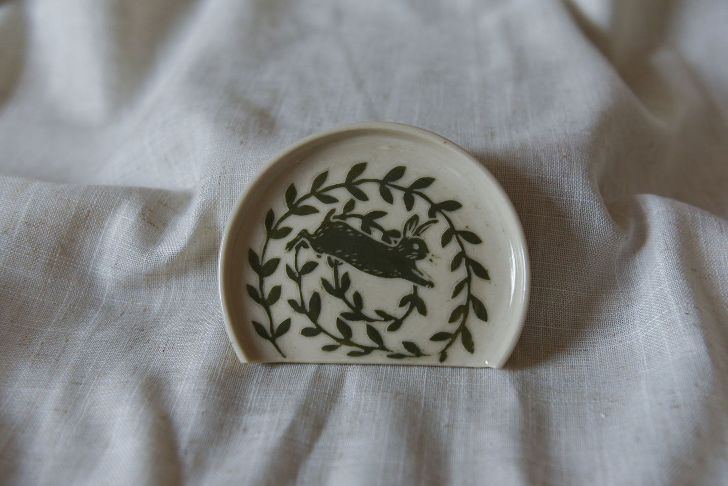Bunny in Brambles Spoon Rest
