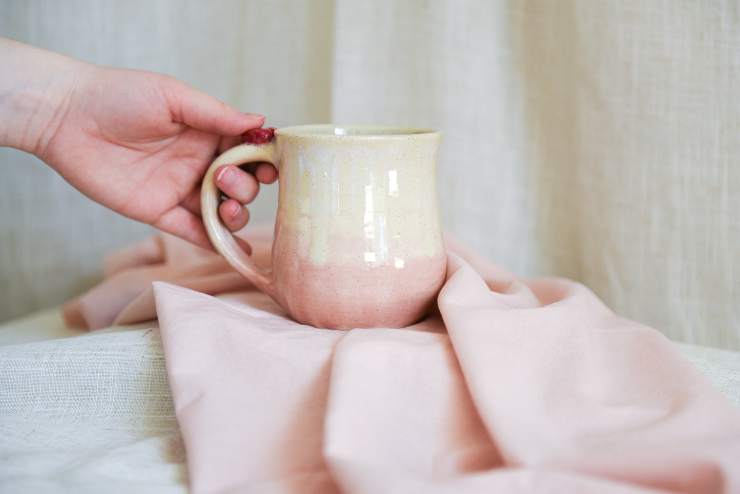 Red Heart Mug