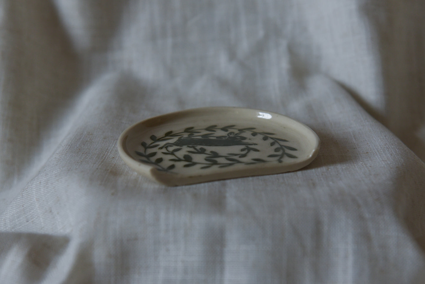 Bunny in Brambles Spoon Rest