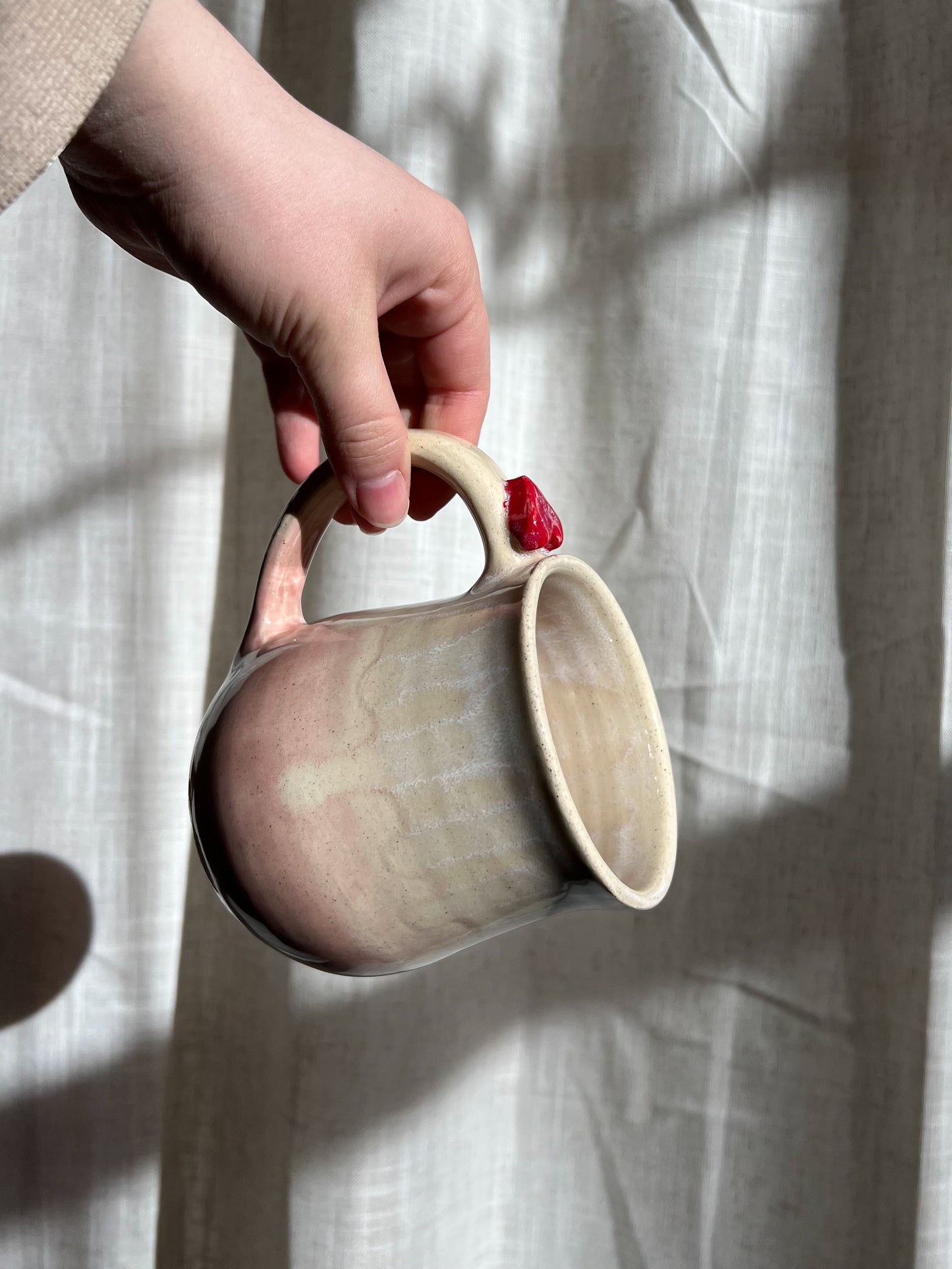 Red Heart Mug