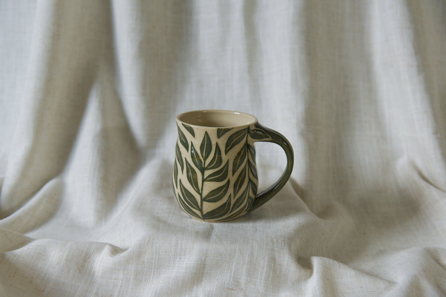 Green Leaves Mug
