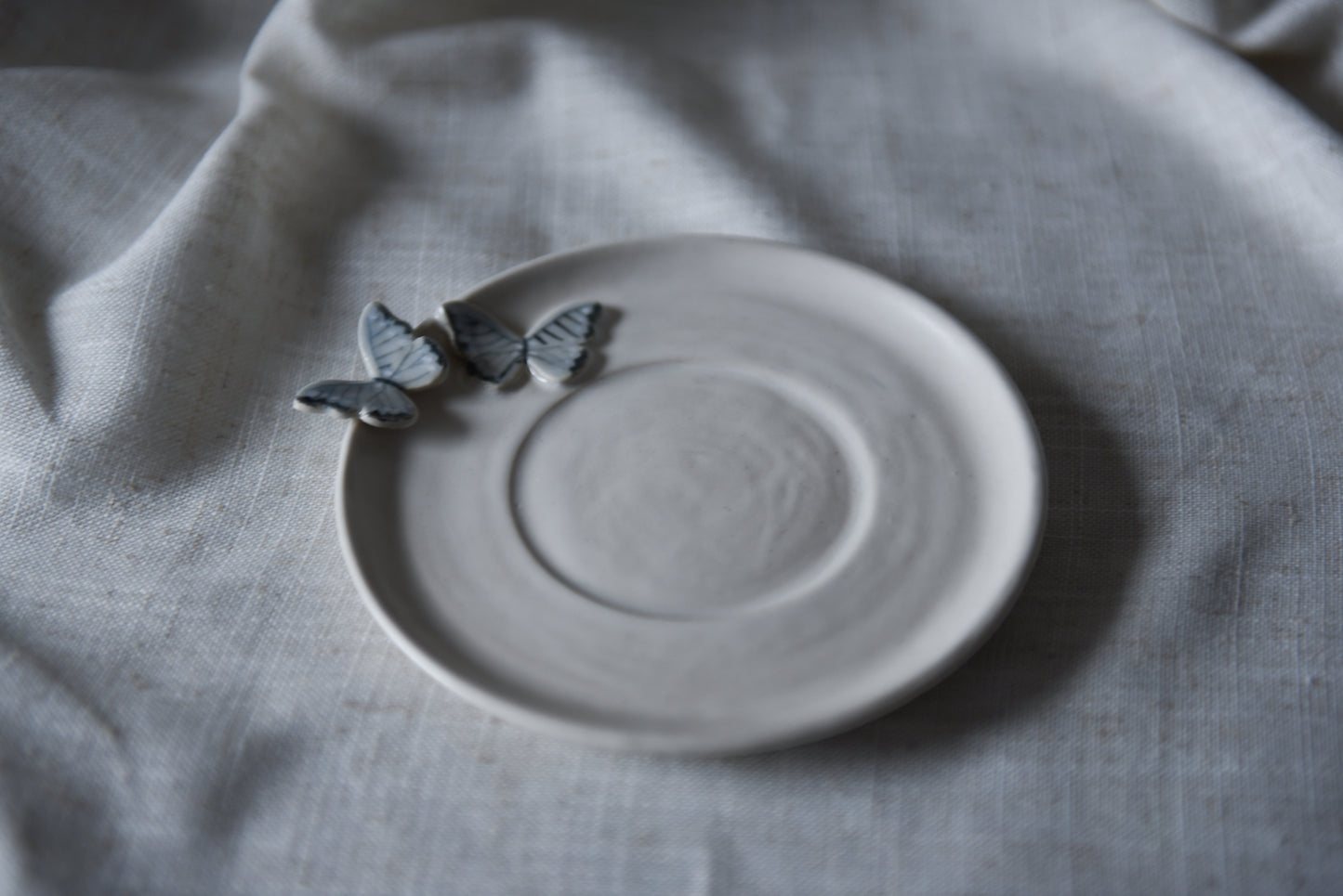 Butterfly plate - blue