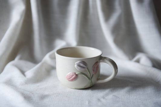 Tulip latte mug