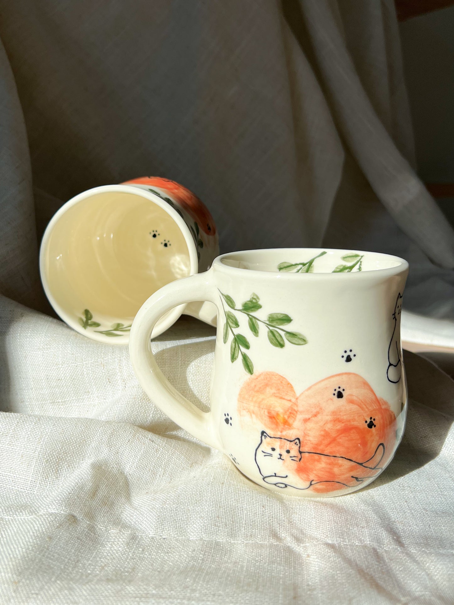 Kitty Mug - Orange