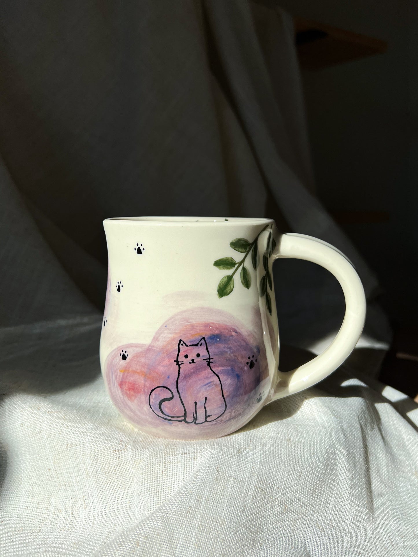 Kitty Mug - Purple