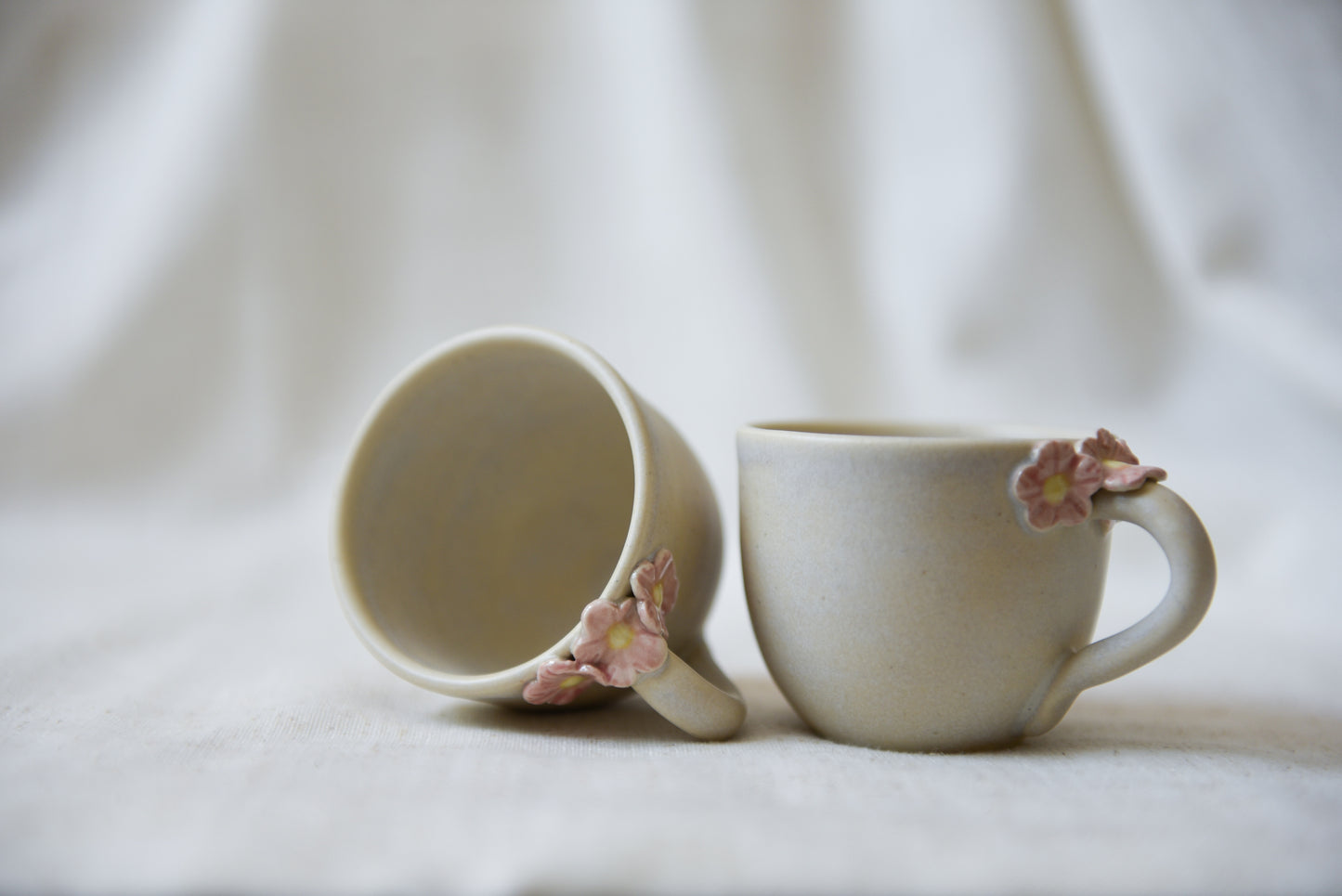 Mini mug - pink flowers