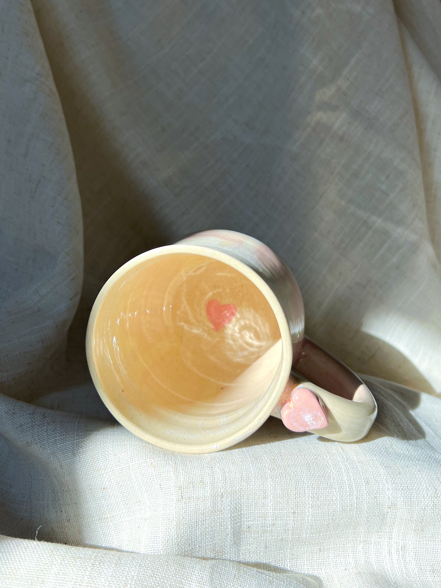 Pink Heart Mug