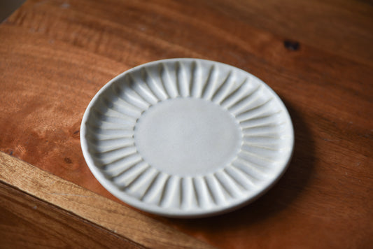 Carved plate - stone