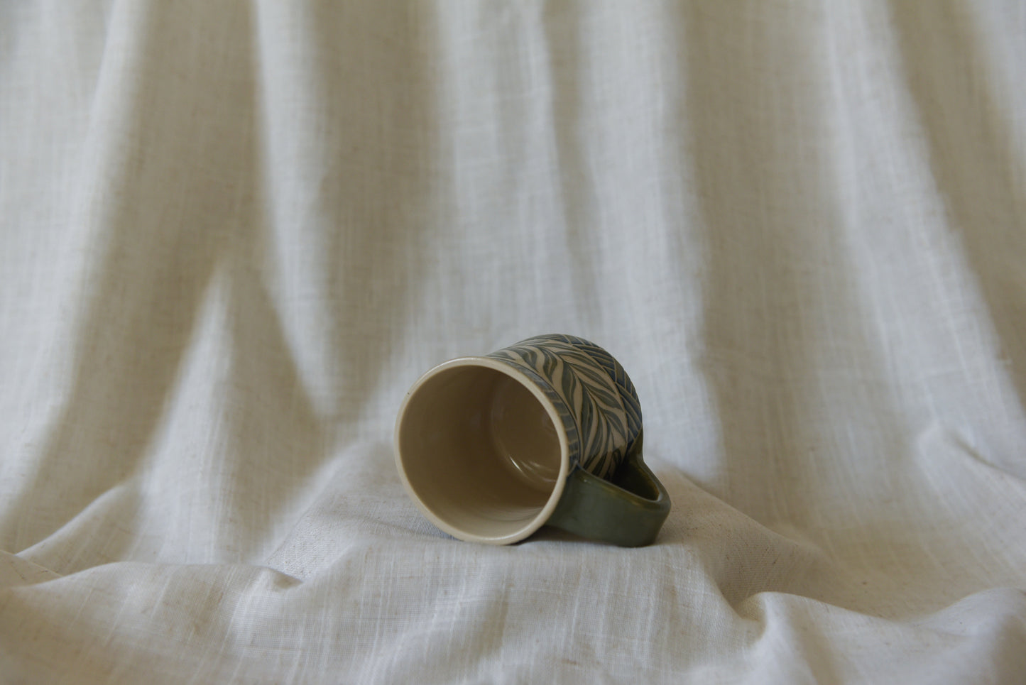 Patterned Leaves Mug