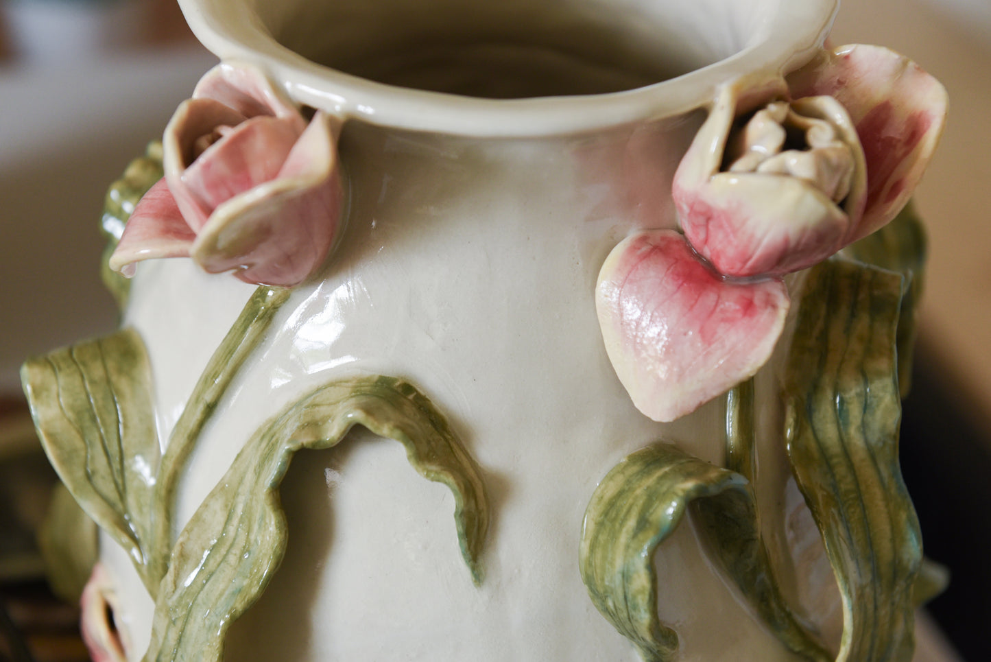 Tulips on a Vase