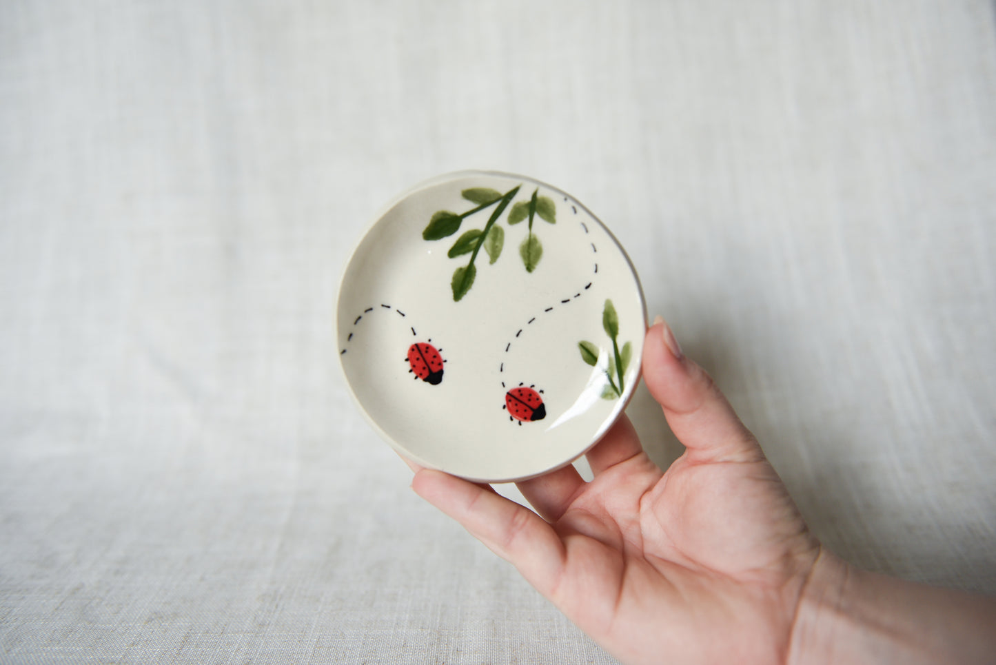 Ladybugs Ring Dish