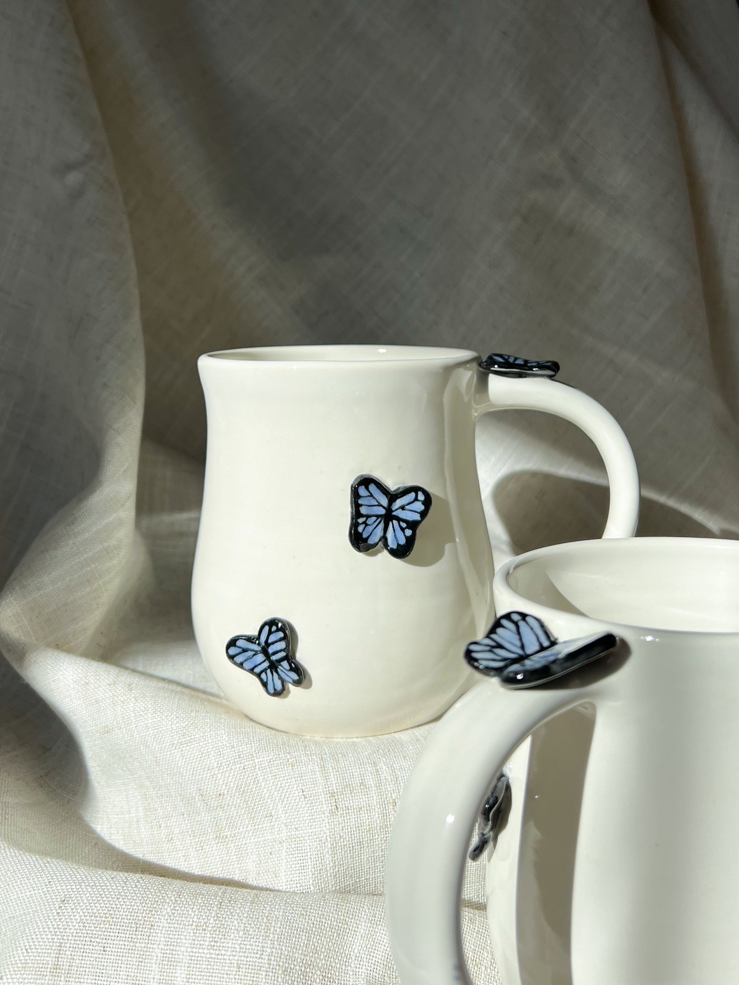 Blue Butterflies Mug