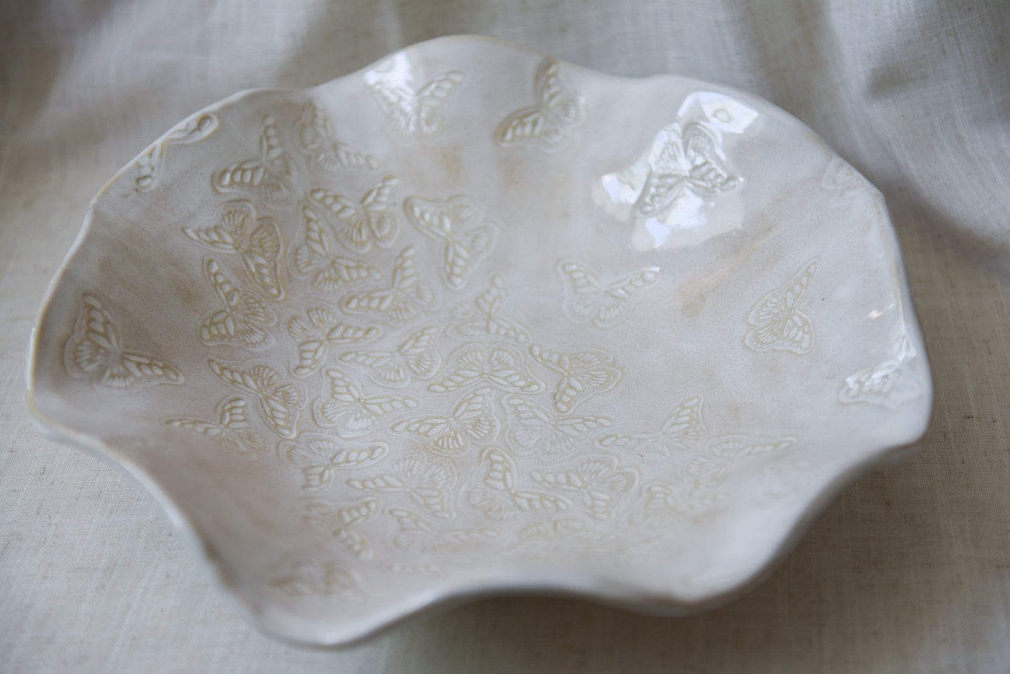 Large butterfly bowl
