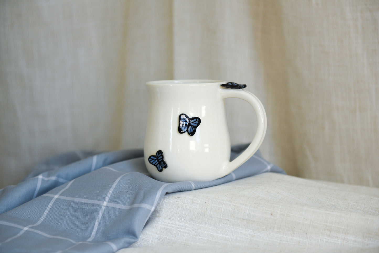 Blue Butterflies Mug