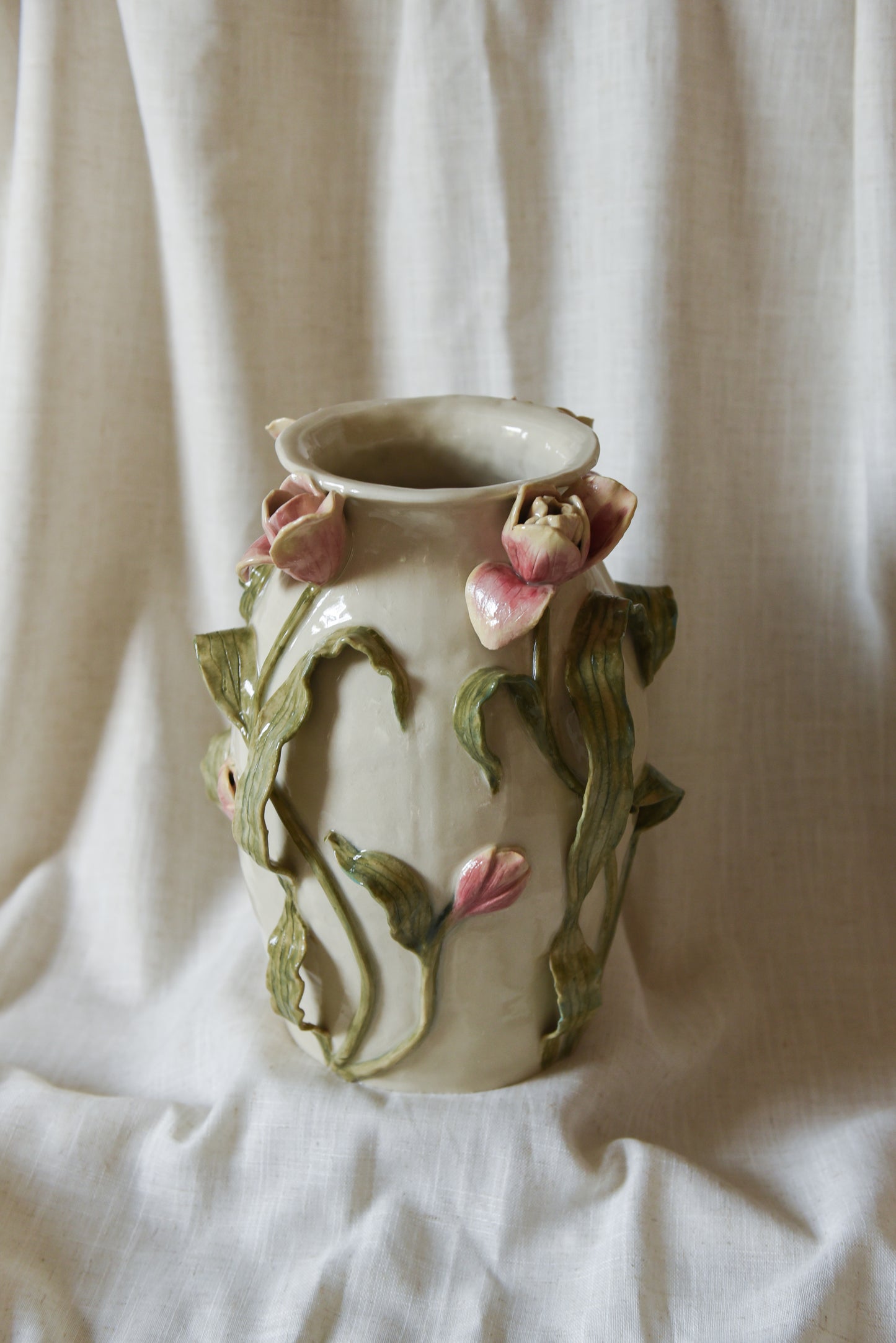 Tulips on a Vase