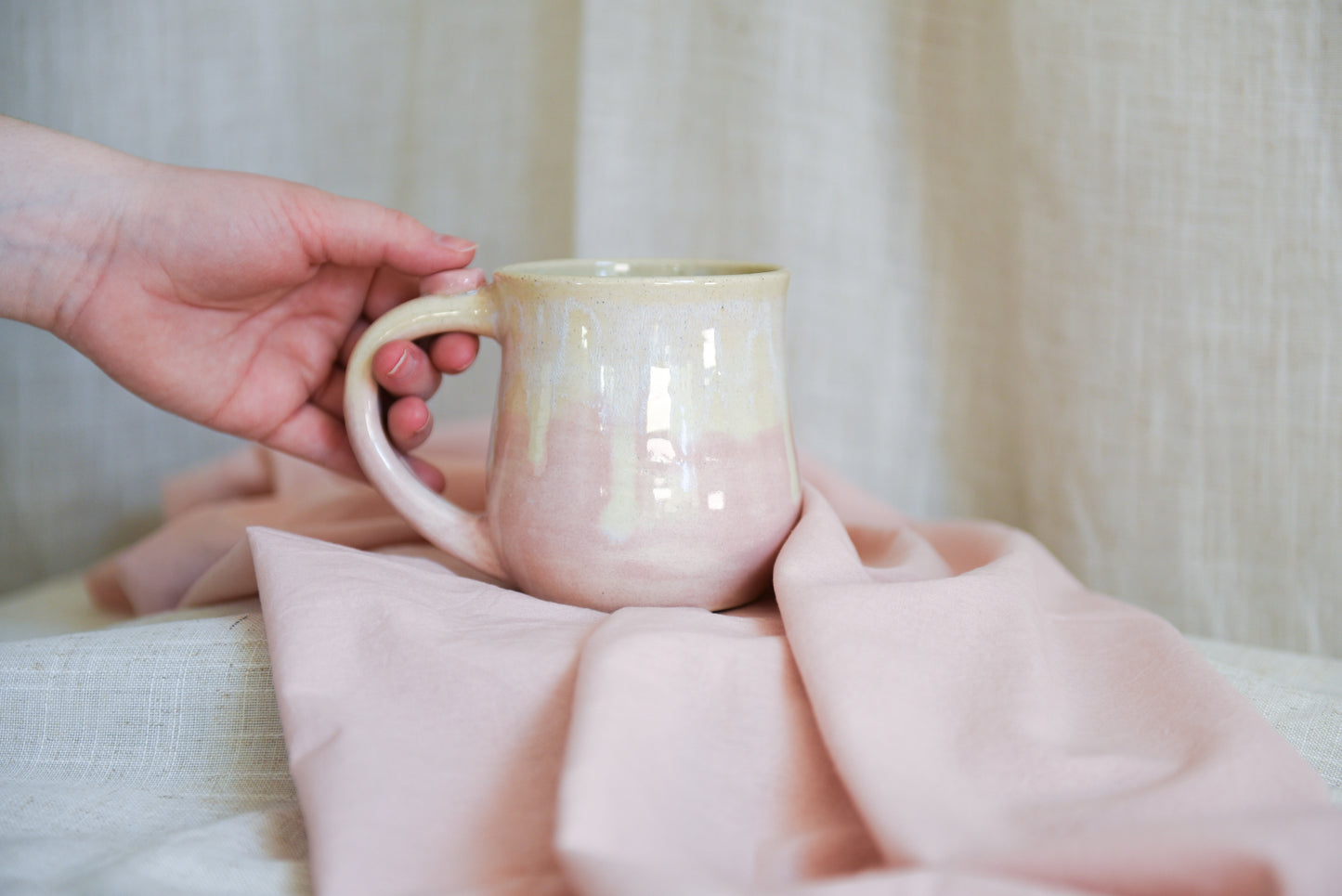 Pink Heart Mug