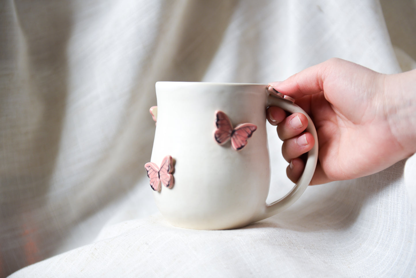 Butterfly Mug - Pink