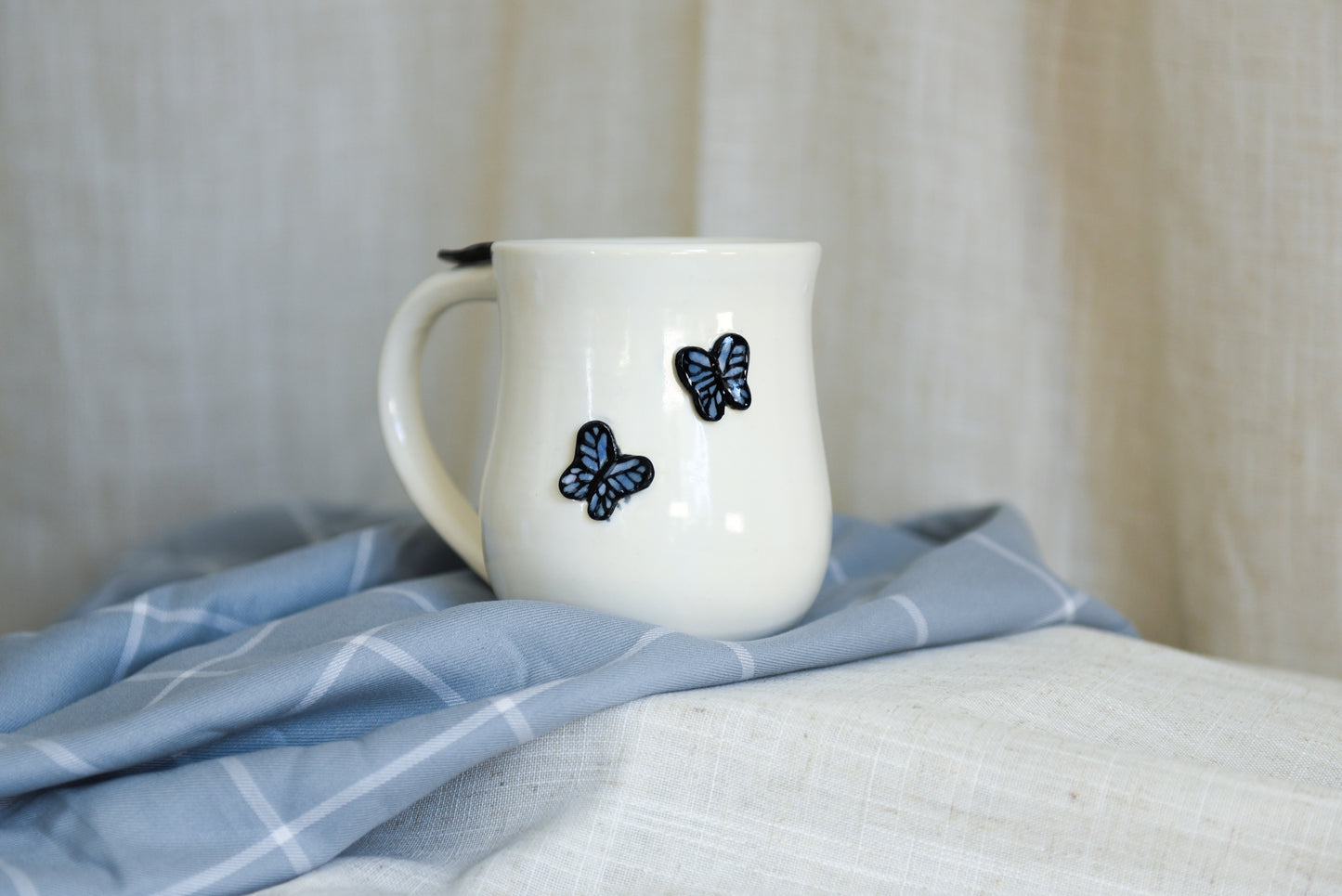 Blue Butterflies Mug